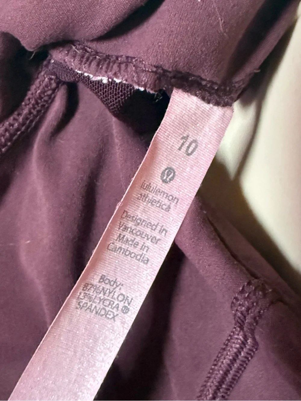 lululemon athletica Women's Deep Plum Full-Zip Bomber Jacket